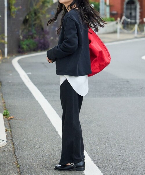 FREAK'S STORE（フリークスストア）の「カラーリブスカート（スカート・ナチュラル/ブラック/ピンク/オレンジ・FREE）」の4枚目の写真