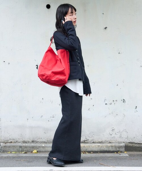 FREAK'S STORE（フリークスストア）の「カラーリブスカート（スカート・ナチュラル/ブラック/ピンク/オレンジ・FREE）」の11枚目の写真