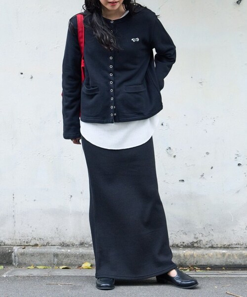 FREAK'S STORE（フリークスストア）の「カラーリブスカート（スカート・ナチュラル/ブラック/ピンク/オレンジ・FREE）」の9枚目の写真