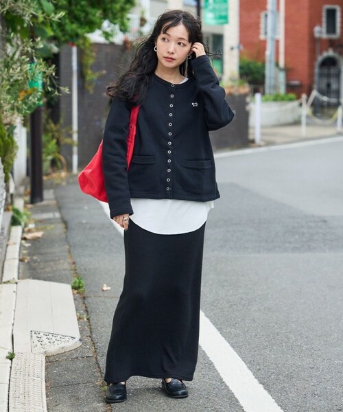 FREAK'S STORE（フリークスストア）の「カラーリブスカート（スカート・ナチュラル/ブラック/ピンク/オレンジ・FREE）」の7枚目の写真