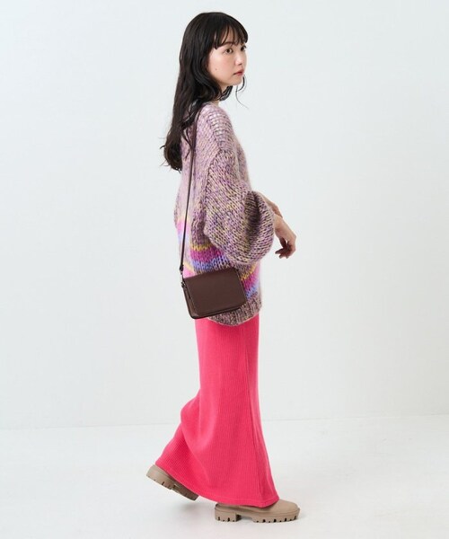 FREAK'S STORE（フリークスストア）の「カラーリブスカート（スカート・ナチュラル/ブラック/ピンク/オレンジ・FREE）」の16枚目の写真