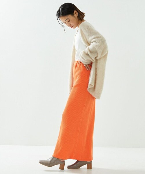 FREAK'S STORE（フリークスストア）の「カラーリブスカート（スカート・ナチュラル/ブラック/ピンク/オレンジ・FREE）」の22枚目の写真