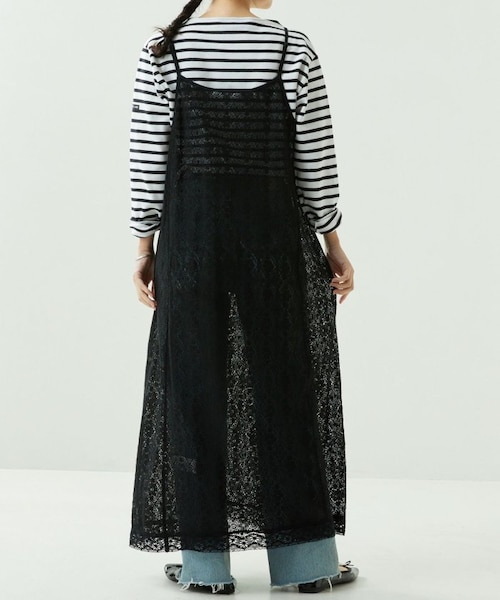 FREAK'S STORE（フリークスストア）の「2WAYレースワンピース（ワンピース/ドレス・オフホワイト/ブラック・FREE）」の18枚目の写真