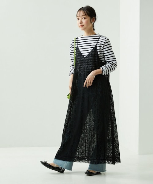 FREAK'S STORE（フリークスストア）の「2WAYレースワンピース（ワンピース/ドレス・オフホワイト/ブラック・FREE）」の10枚目の写真