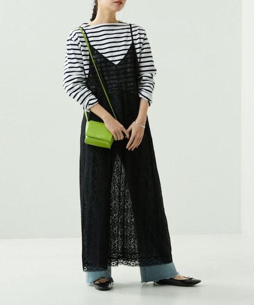 FREAK'S STORE（フリークスストア）の「2WAYレースワンピース（ワンピース/ドレス・オフホワイト/ブラック・FREE）」の14枚目の写真