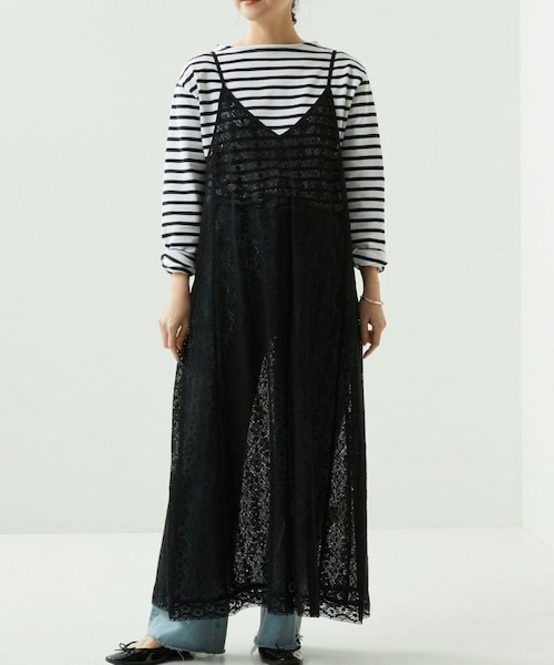 FREAK'S STORE（フリークスストア）の「2WAYレースワンピース（ワンピース/ドレス・オフホワイト/ブラック・FREE）」の16枚目の写真