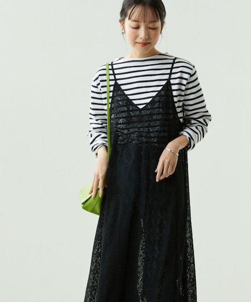 FREAK'S STORE（フリークスストア）の「2WAYレースワンピース（ワンピース/ドレス・オフホワイト/ブラック・FREE）」の9枚目の写真