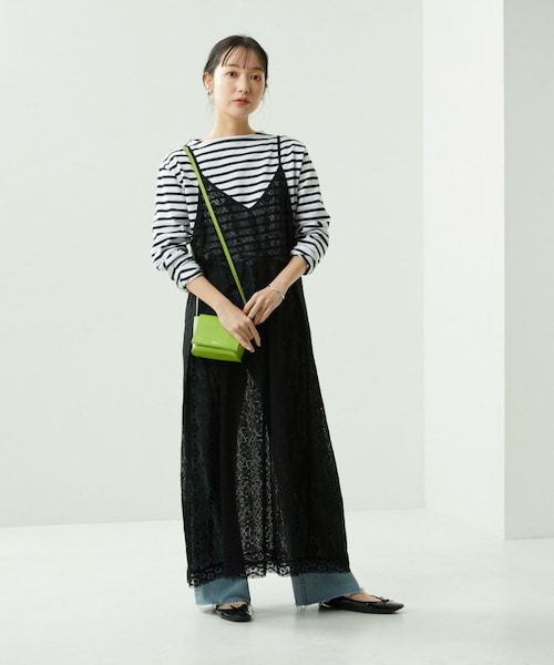 FREAK'S STORE（フリークスストア）の「2WAYレースワンピース（ワンピース/ドレス・オフホワイト/ブラック・FREE）」の7枚目の写真