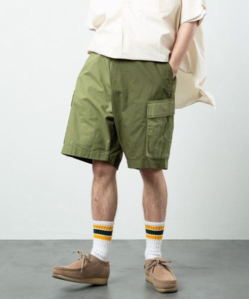 FREAK'S STORE（フリークスストア）の「CARGO SHORTS（パンツ・ブラック/オリーブ/その他/柄１・S）」の4枚目の写真