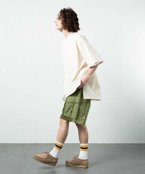 FREAK'S STORE（フリークスストア）の「CARGO SHORTS（パンツ・ブラック/オリーブ/その他/柄１・S）」の2枚目の写真