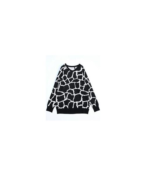 トップス SHAREEF GIRAFFE JQ KNIT DOLMAN L/S ニット