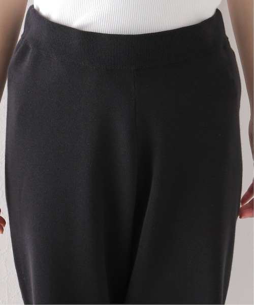Co/Ace スムースハーフパンツ　ブラック plage（プラージュ）の「Co/Ace スムースハーフパンツ（）」 - WEAR