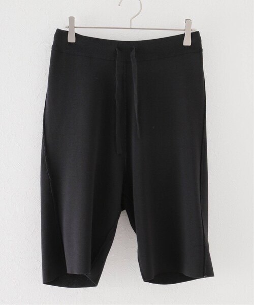 Co/Ace スムースハーフパンツ　ブラック plage（プラージュ）の「Co/Ace スムースハーフパンツ（）」 - WEAR