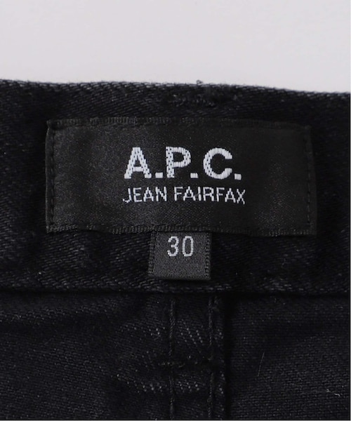 A.P.C. EDIFICE 別注 NEW TAILLE HAUTE BLACK EDIFICE（エディフィス）の「《予約》【A.P.C. / アーペーセー