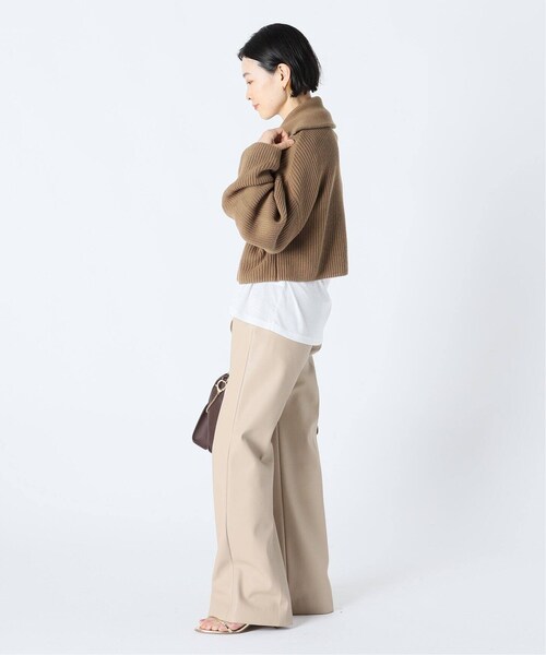 ✴︎新品✴︎ AP STUDIO オーヴァルスクエアハーフジップクロップドニット AP STUDIO（エーピーストゥディオ）の「《予約》【OVAL SQUARE
