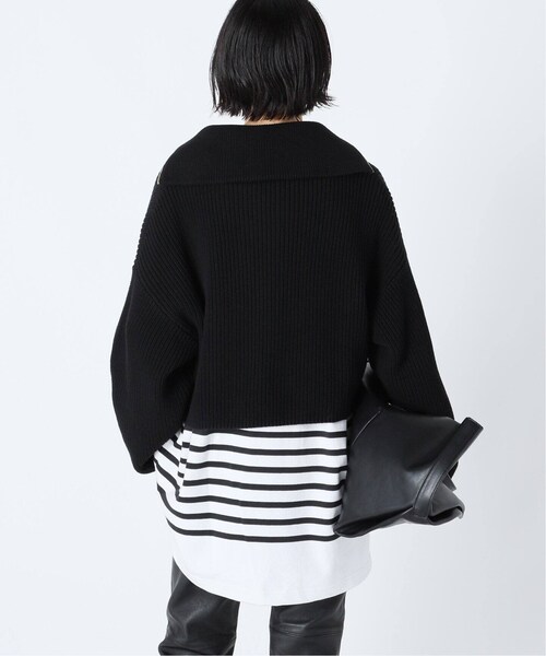 AP STUDIO - ✴︎新品✴︎ AP STUDIO オーヴァルスクエアハーフジップクロップドニット AP STUDIO（エーピーストゥディオ）の「《予約》【OVAL SQUARE