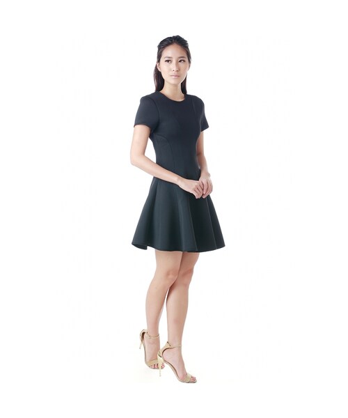 KLARRA(クラーラ)の「Malone Scuba Dress in Fandango(その他・レディース・Fandango/Black/Lemon Chiffon・XS/S/M/L)」の5枚目の写真