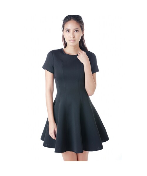 KLARRA(クラーラ)の「Malone Scuba Dress in Fandango(その他・レディース・Fandango/Black/Lemon Chiffon・XS/S/M/L)」の7枚目の写真
