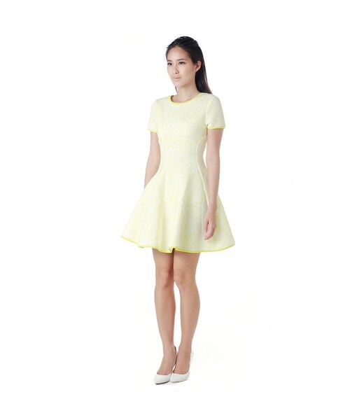KLARRA(クラーラ)の「Malone Scuba Dress in Fandango(その他・レディース・Fandango/Black/Lemon Chiffon・XS/S/M/L)」の14枚目の写真