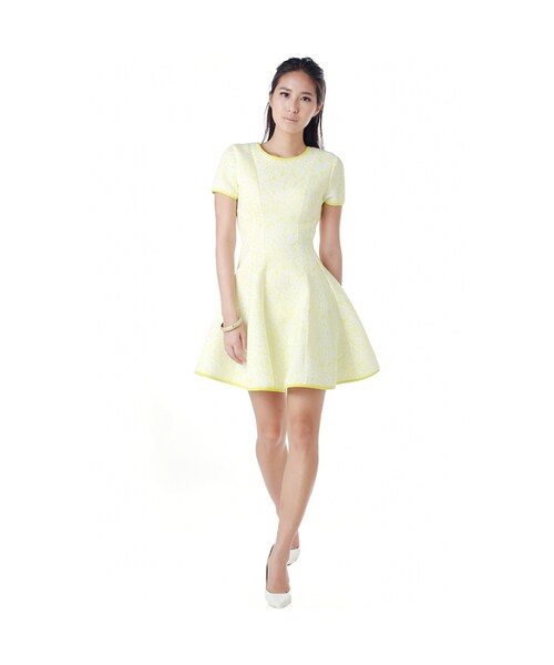 KLARRA(クラーラ)の「Malone Scuba Dress in Fandango(その他・レディース・Fandango/Black/Lemon Chiffon・XS/S/M/L)」の16枚目の写真