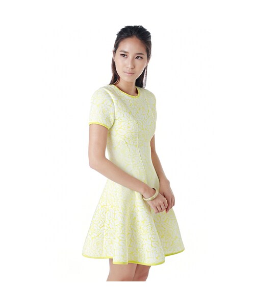 KLARRA(クラーラ)の「Malone Scuba Dress in Fandango(その他・レディース・Fandango/Black/Lemon Chiffon・XS/S/M/L)」の19枚目の写真