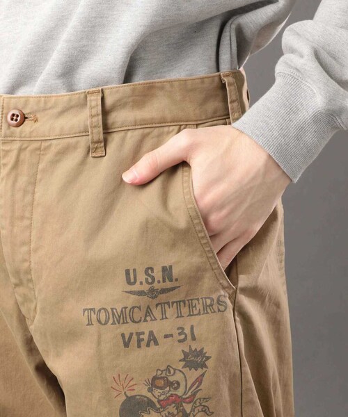AVIREX(アヴィレックス)の「チノパンツ トムキャッター / CHINOS PANTS TOMCATTER(パンツ・カーキ/オリーブ・M/L/XL/2XL)」の10枚目の写真