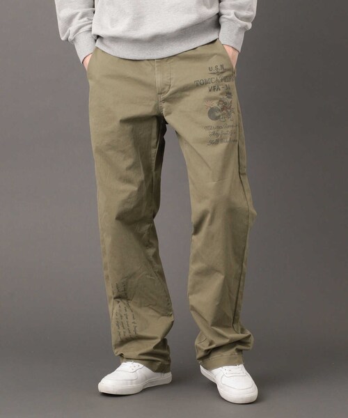 AVIREX(アヴィレックス)の「チノパンツ トムキャッター / CHINOS PANTS TOMCATTER(パンツ・カーキ/オリーブ・M/L/XL/2XL)」の2枚目の写真