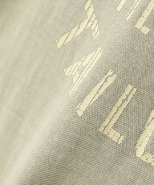 AVIREX(アヴィレックス)の「≪直営店限定≫PRODUCT DYEING VINTAGE T-SHIRT/ プロダクトダイヴィンテージTシャツ(トップス・ライトグレー/ライトグリーン/チャコール・F)」の2枚目の写真