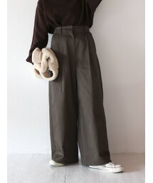 Ungrid | ハイウエストワイドパンツ(その他パンツ)