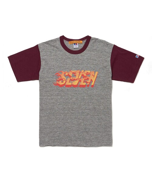 0000Lady'sの「Russell Athletic x STUDIO SEVEN Fire SS Tee(Tシャツ/カットソー・メンズ・WIN/BGN/YLW/NVY・M/L/XL)」の3枚目の写真