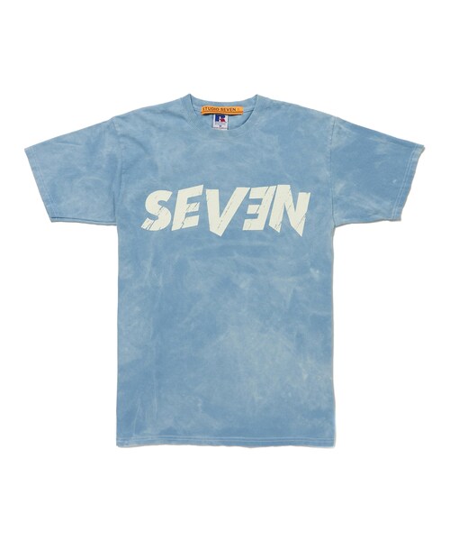 0000Lady'sの「Russell Athletic x STUDIO SEVEN Tyedie SS Tee(Tシャツ/カットソー・メンズ・GRN/BLU・M/L/XL)」の2枚目の写真
