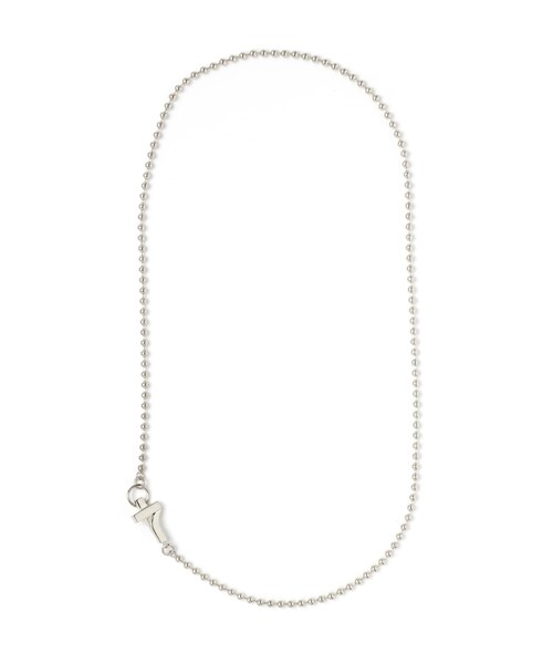 7 Cross Asymmetry Silver Brass Necklace