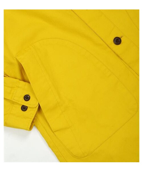 Audience(オーディエンス)の「日本製純棉織紋ShopCoat(その他・メンズ・黃/綠/橘/藍・S/M/L)」の3枚目の写真