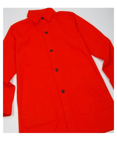 Audience(オーディエンス)の「日本製純棉織紋ShopCoat(その他・メンズ・黃/綠/橘/藍・S/M/L)」の15枚目の写真