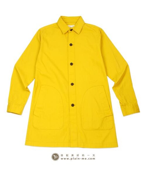 Audience(オーディエンス)の「日本製純棉織紋ShopCoat(その他・メンズ・黃/綠/橘/藍・S/M/L)」の1枚目の写真