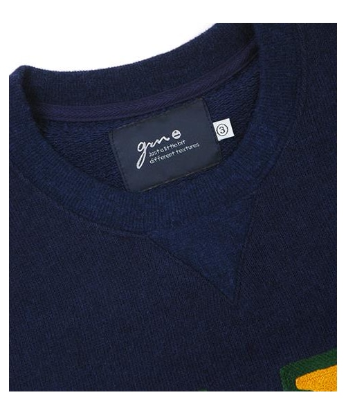 grn（ジーアールエヌ）の「圖紋長袖衛衣（その他・メンズ・藍・S/M/L）」の2枚目の写真