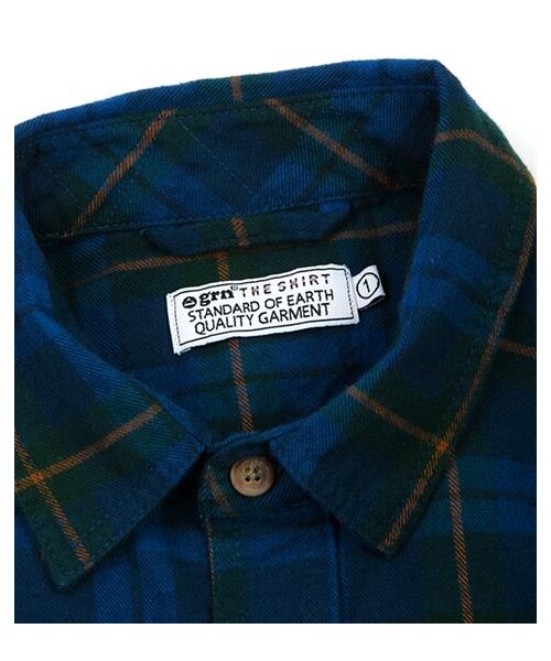 grn（ジーアールエヌ）の「經典格紋襯衫（その他・メンズ・紅/黃/藍・S/M/L）」の9枚目の写真