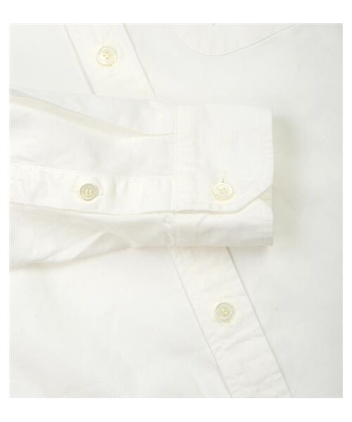 BLUE BLUE JAPAN(ブルーブルージャパン)の「BLUE BLUE牛津手工刺繡襯衫(その他・メンズ・白・S/M)」の4枚目の写真