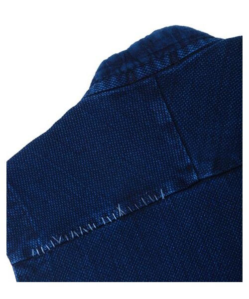 BLUE BLUE JAPAN(ブルーブルージャパン)の「BLUE BLUE SASHIK 藍染工作背心(その他・メンズ・藍・M)」の5枚目の写真