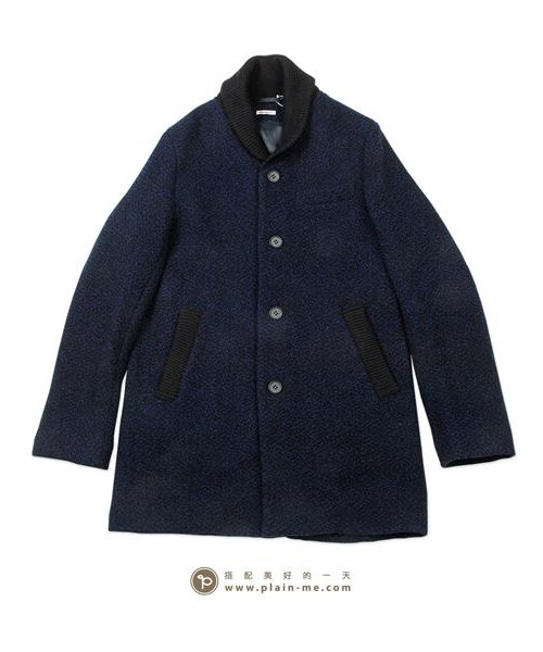 BLUE BLUE JAPAN（ブルーブルージャパン）の「BLUE BLUE 蜂巢毛呢CAR COAT（その他・メンズ・棕/藍・M）」の6枚目の写真