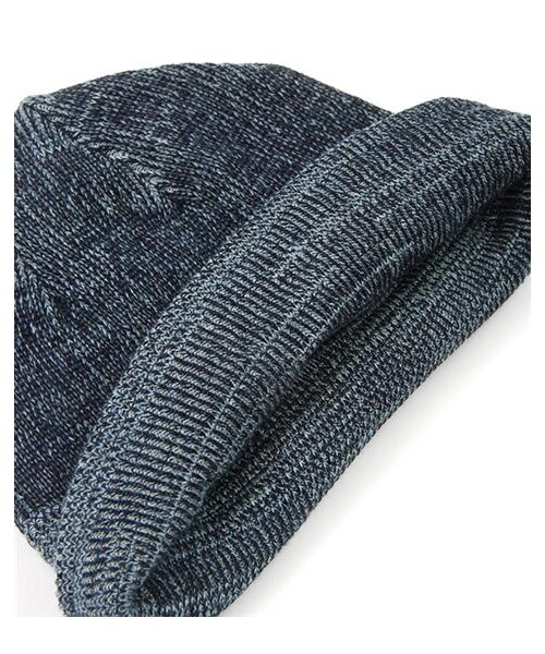 BLUE BLUE JAPAN（ブルーブルージャパン）の「BLUE BLUE 藍染毛帽（その他・メンズ・灰/藍・UN）」の4枚目の写真