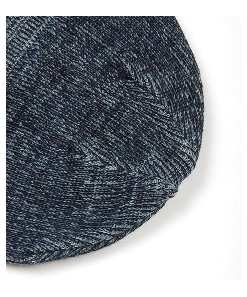 BLUE BLUE JAPAN（ブルーブルージャパン）の「BLUE BLUE 藍染毛帽（その他・メンズ・灰/藍・UN）」の3枚目の写真