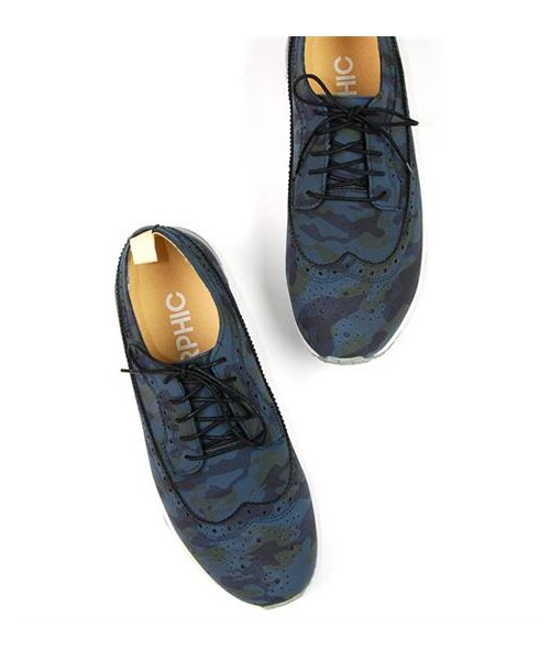 ORPHIC（オルフィック）の「HELLION休閒鞋（その他・メンズ・白/藍迷彩・US7/US8/US9）」の18枚目の写真