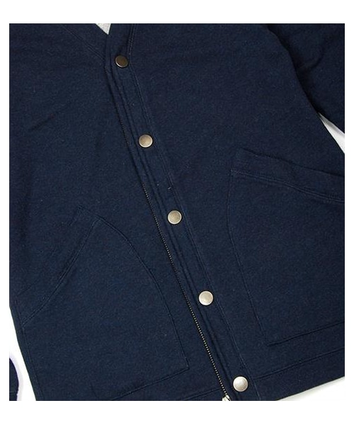 plain-me(プレインミー)の「雙機能開闔Sweat Cardigan(その他・メンズ・深藍/麻花灰・S/M/L)」の3枚目の写真