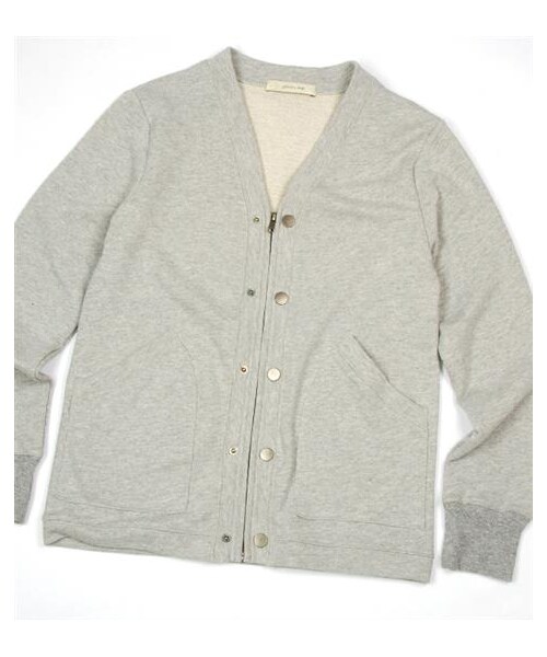 plain-me(プレインミー)の「雙機能開闔Sweat Cardigan(その他・メンズ・深藍/麻花灰・S/M/L)」の10枚目の写真