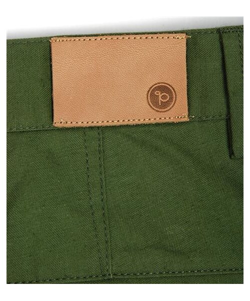 plain-me(プレインミー)の「羅紋拼接縮口長褲(パンツ・メンズ・卡其/軍綠・S/M/L)」の9枚目の写真