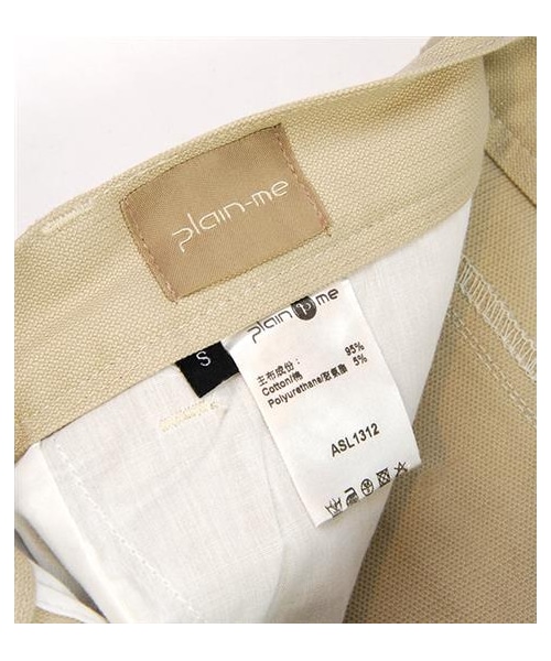 plain-me（プレインミー）の「低腰小直筒合身長褲（パンツ・メンズ・卡其/灰/黑・S/M/L）」の5枚目の写真