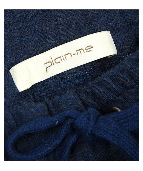 plain-me（プレインミー）の「羅紋Curve剪裁Sweat Pants（パンツ・メンズ・深藍/麻花灰・S/M/L）」の5枚目の写真