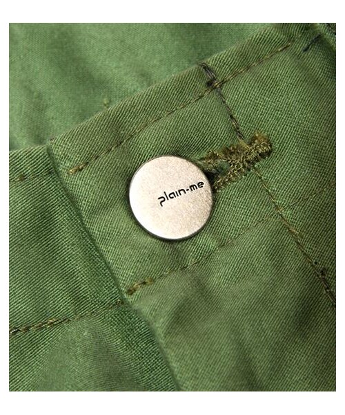 plain-me（プレインミー）の「軍風口袋九分褲（パンツ・メンズ・卡其/軍綠・S/M/L）」の5枚目の写真