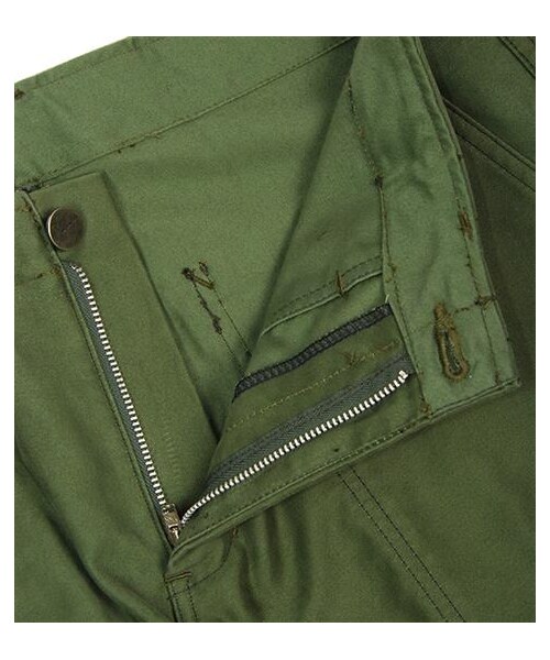 plain-me（プレインミー）の「軍風口袋九分褲（パンツ・メンズ・卡其/軍綠・S/M/L）」の8枚目の写真